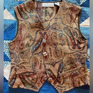 Gorgeous vintage paisley vest